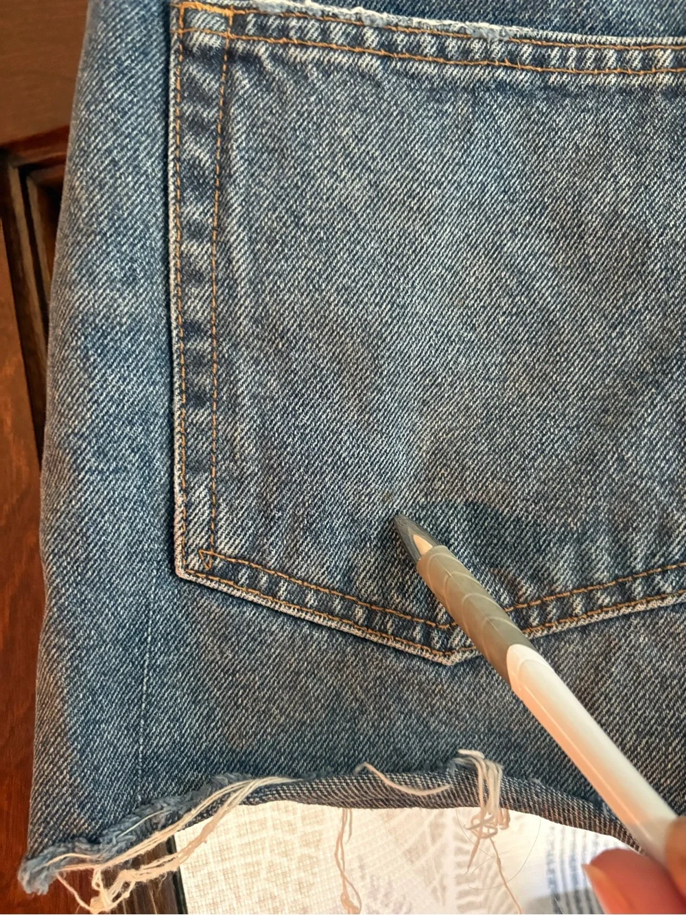 GRLFRND Lyric High Rise Split Hem Denim Short In Joshua Tree Wash Size 29